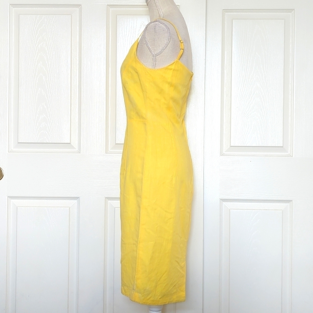 Kenzo Limone Yellow Sleeveless Dress - Picture 6 of 13